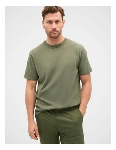 Crew Tee in Olive