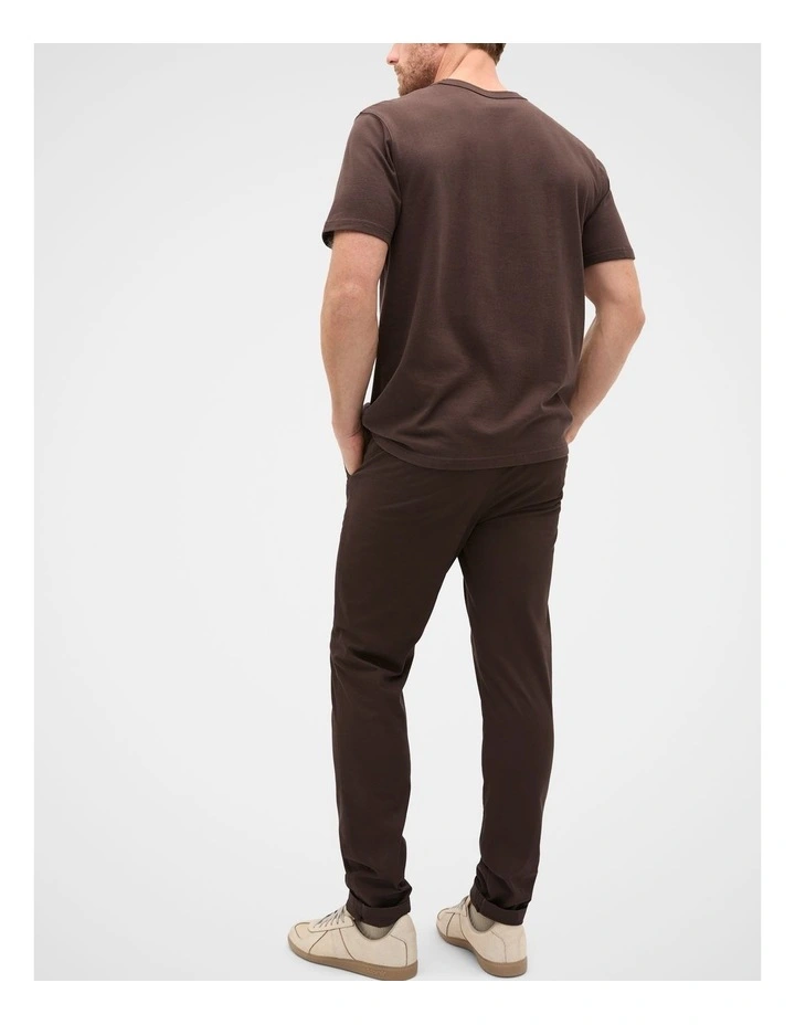 Crew Tee in Dark Chocolate image 2