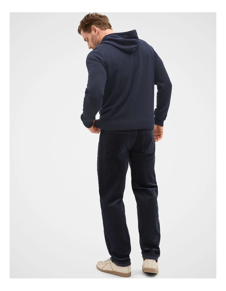 Cotton Hoodie in Blue image 2