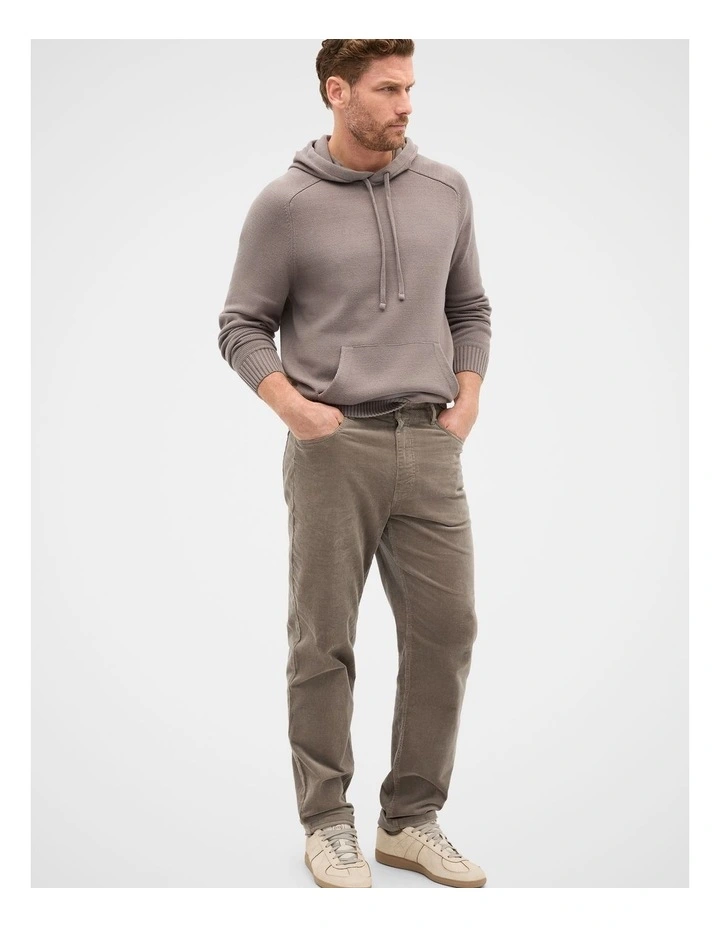 5 Pocket Cord Pants in Brown image 3