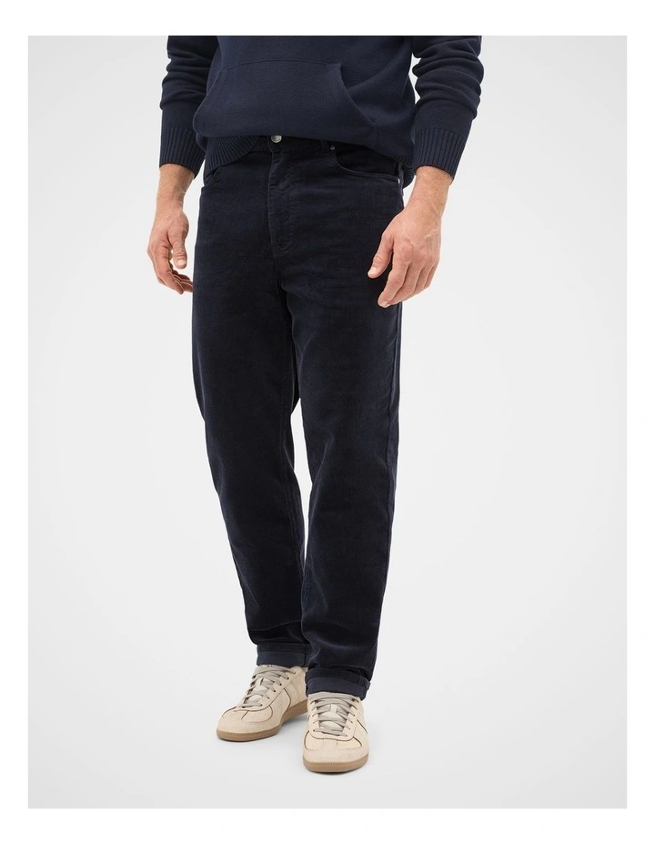 5 Pocket Cord Pants in Blue image 1