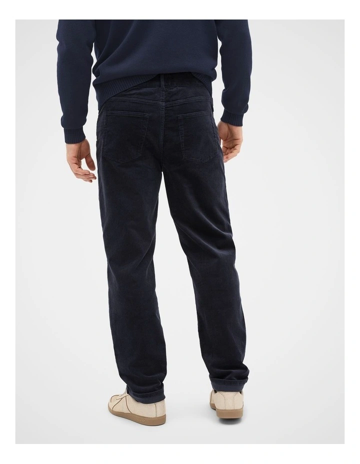 5 Pocket Cord Pants in Blue image 2