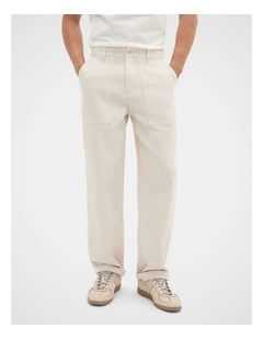 Worker Pant in Pebble