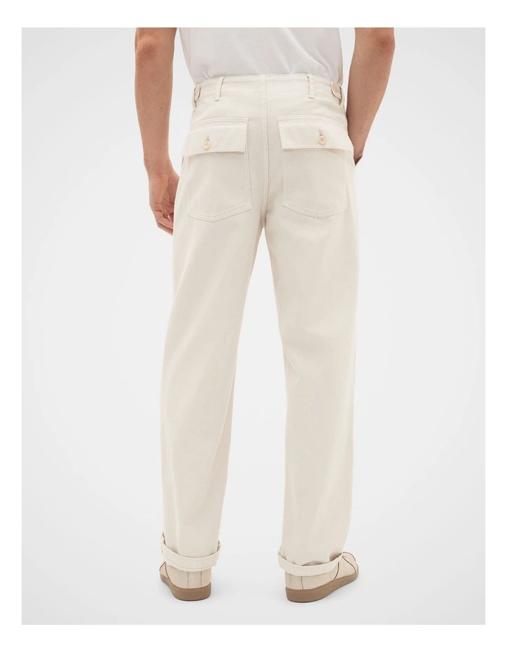 Worker Pant in Pebble image 2