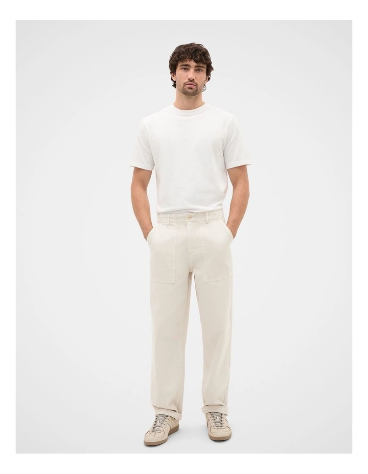 Worker Pant in Pebble image 3