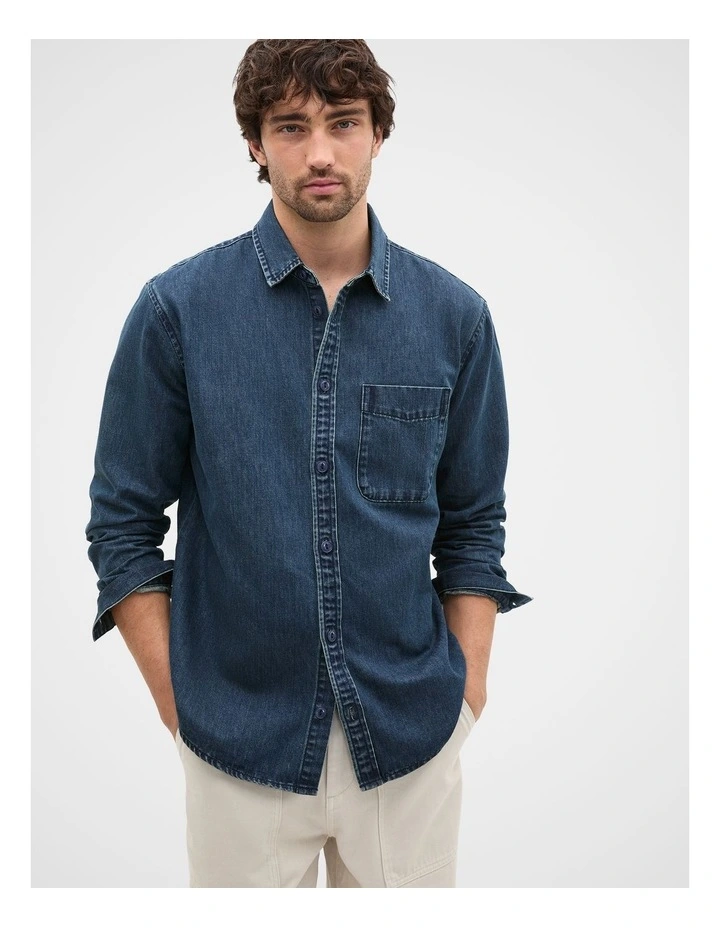 Jean Shirt in Indigo image 1