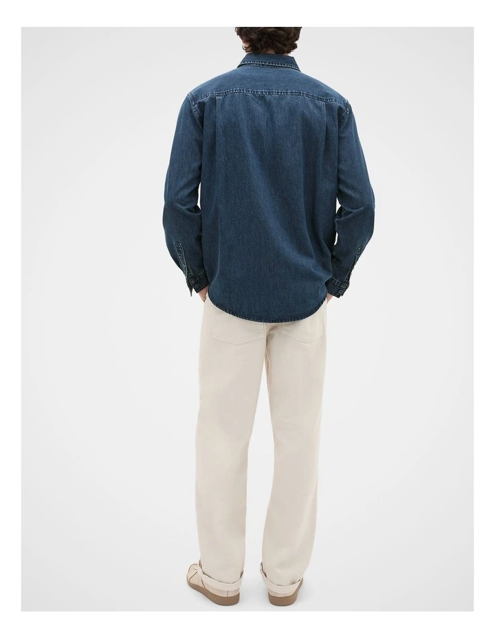 Jean Shirt in Indigo image 2