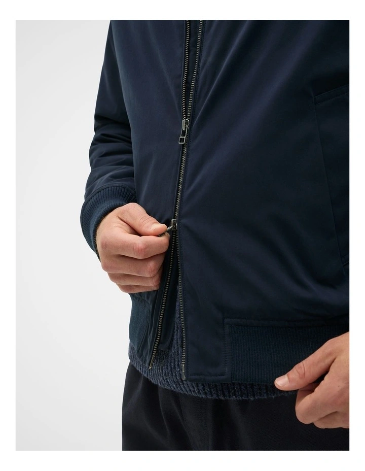 Bomber Jacket in Midnight Blue image 3