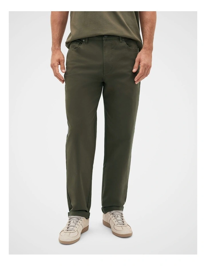 5 Pocket Pant in Burnt Olive image 1