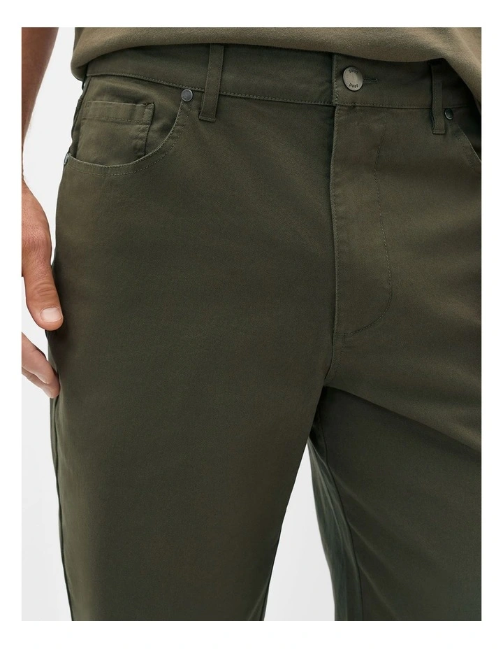 5 Pocket Pant in Burnt Olive image 2