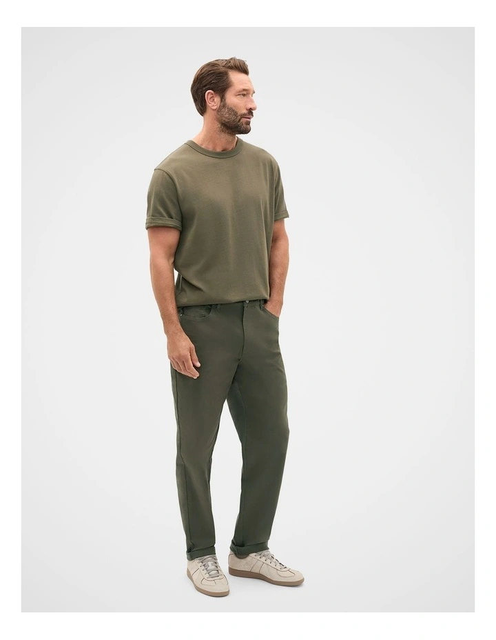 5 Pocket Pant in Burnt Olive image 4