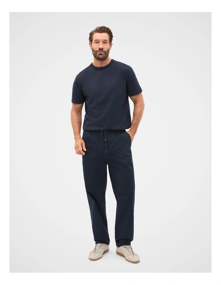 Drawstring Twill Pant image 3