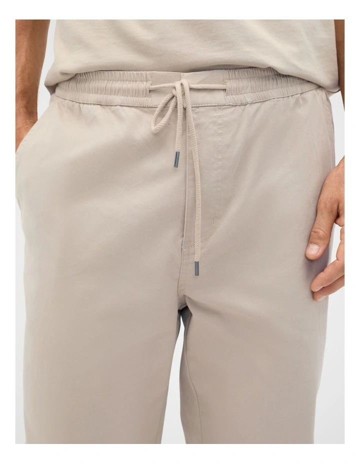 Drawstring Twill Pant image 2