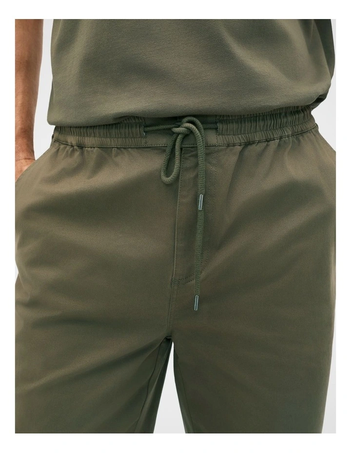 Drawstring Twill Pant image 4