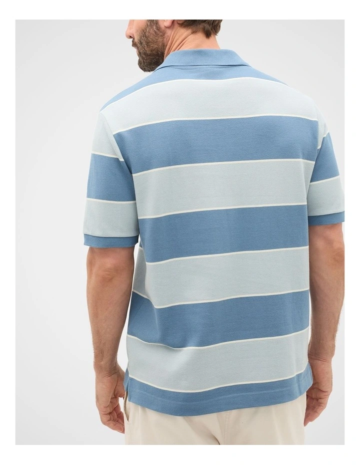Stripe Pique Polo image 3