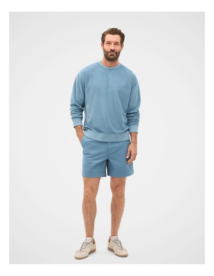 Terry Sweatshirt in Ocean Blue image 1