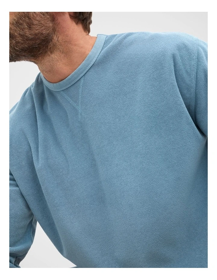 Terry Sweatshirt in Ocean Blue image 3
