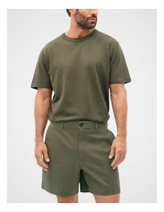 Chino Short in Burnt Olive