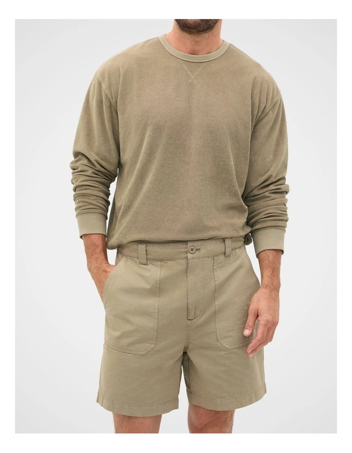 Utility Short in Putty image 1