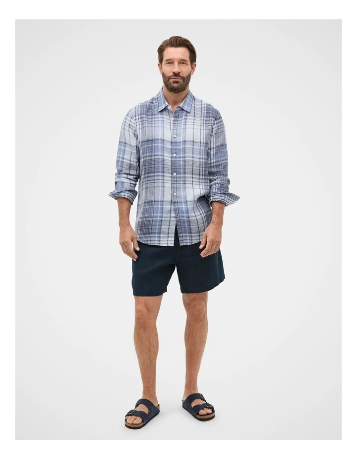 L/S Check Linen Shirt image 2