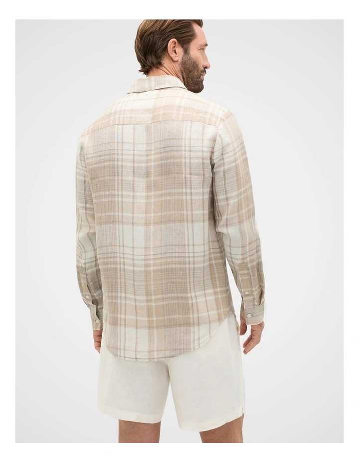 L/S Check Linen Shirt image 4