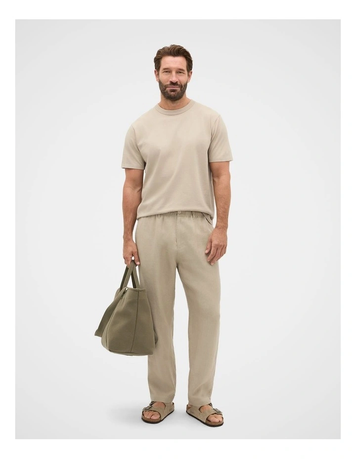 Pull On Linen Pant image 1