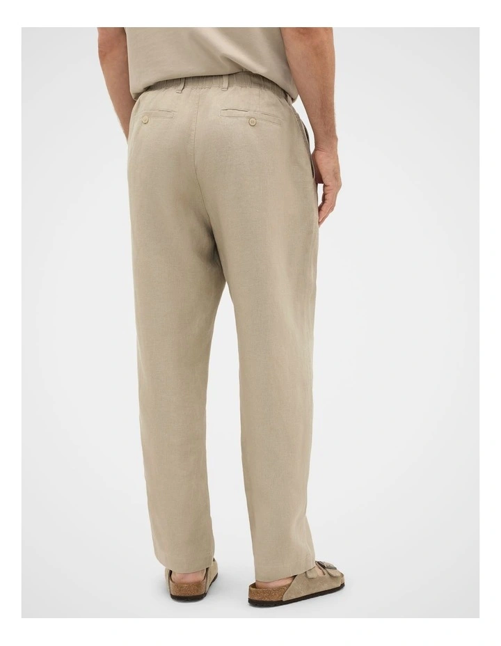 Pull On Linen Pant image 4