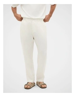 Pull On Linen Pant