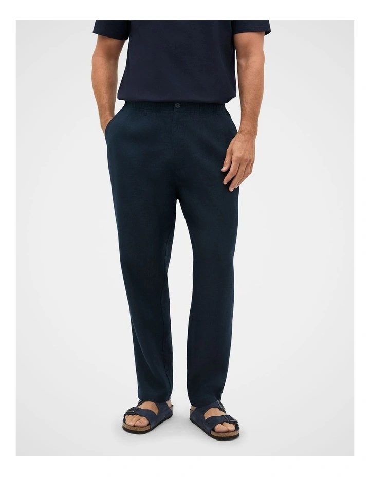 Pull On Linen Pant image 2