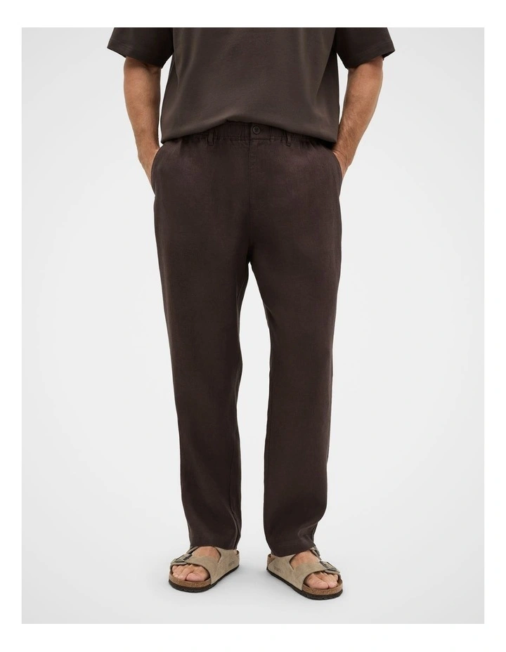 Pull On Linen Pant image 1