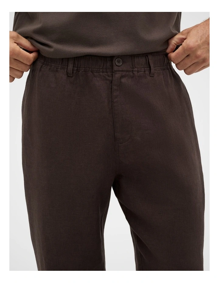 Pull On Linen Pant image 3