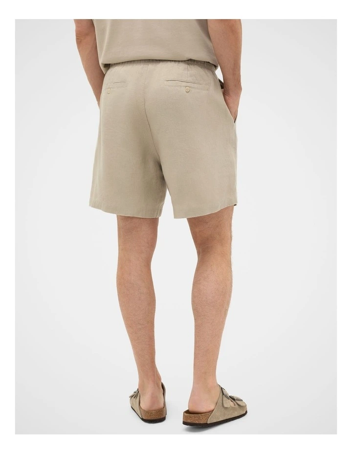 Pull On Linen Short image 3