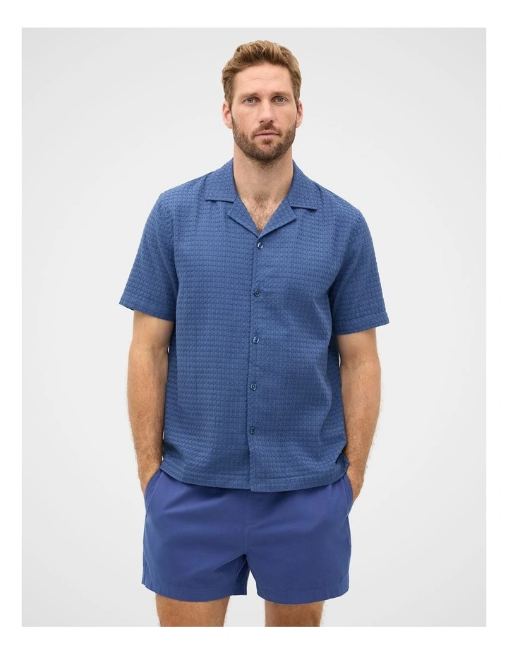 Short Sleeve Self Check Shirt in image 1