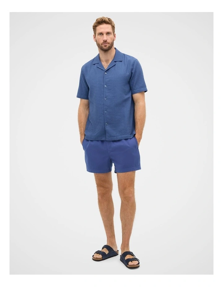 Short Sleeve Self Check Shirt in image 2
