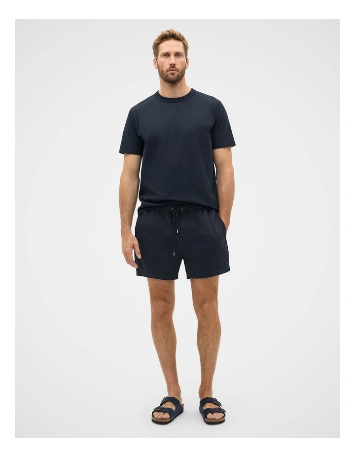 Pull On Drill Short in Midnight Blue image 2