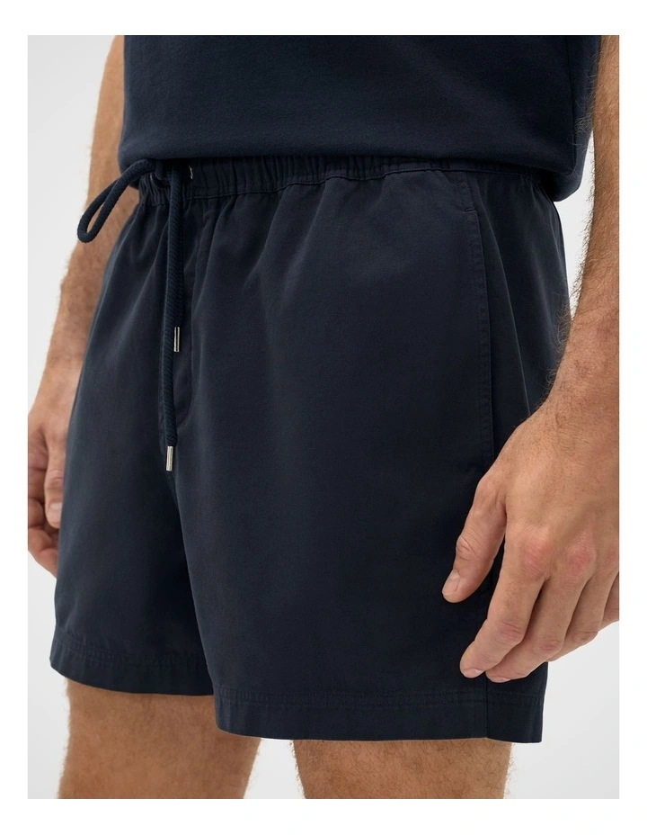 Pull On Drill Short in Midnight Blue image 3