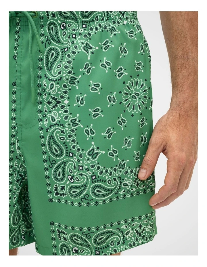 Bandana Print Swim Short in image 2