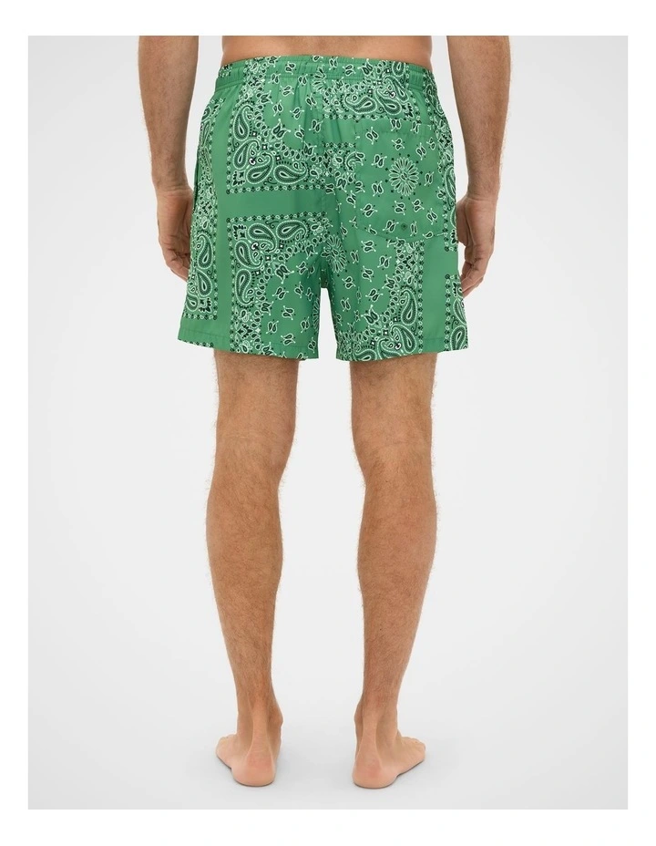 Bandana Print Swim Short in image 4
