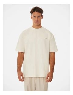 The Newport Tee in Chalk