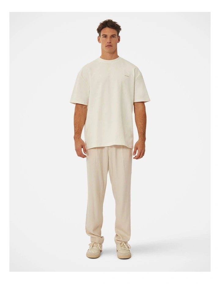 The Newport Tee in Chalk image 3