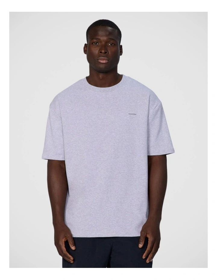 The Newport Tee in Grey Heather image 1
