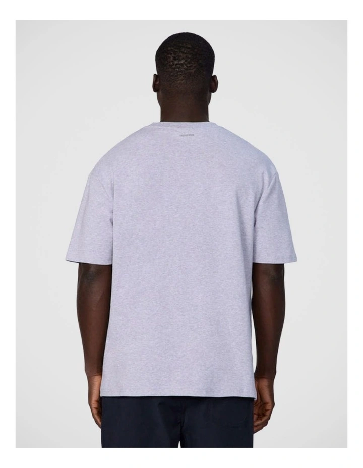 The Newport Tee in Grey Heather image 2