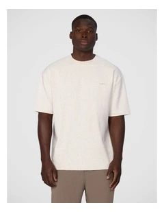 The Newport Tee - Chalk Marle