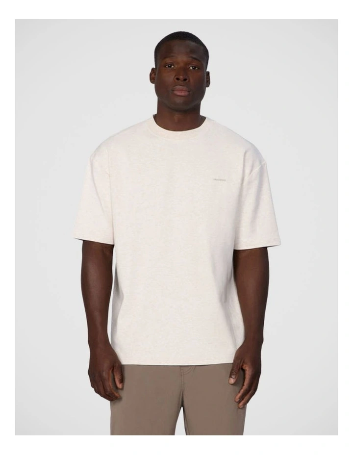 The Newport Tee - Chalk Marle image 1