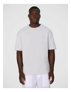 The Newport Tee in Silver Blue