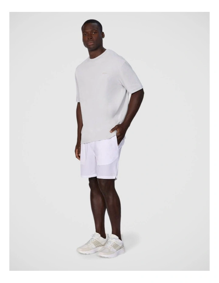 The Newport Tee in Silver Blue image 3