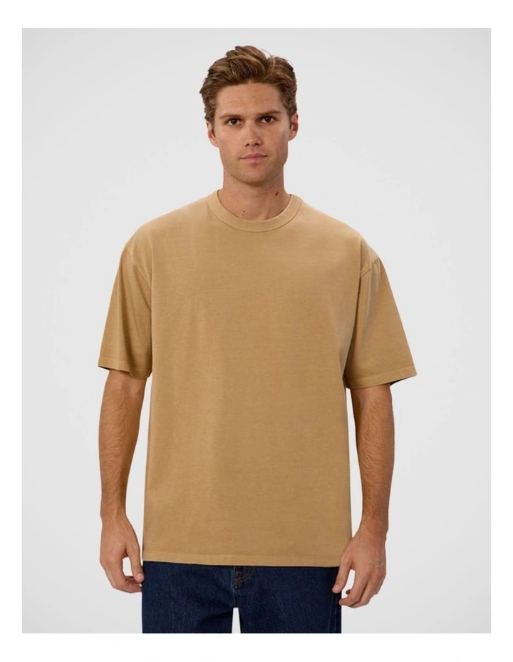 The Del Sur Tee in Curry image 1