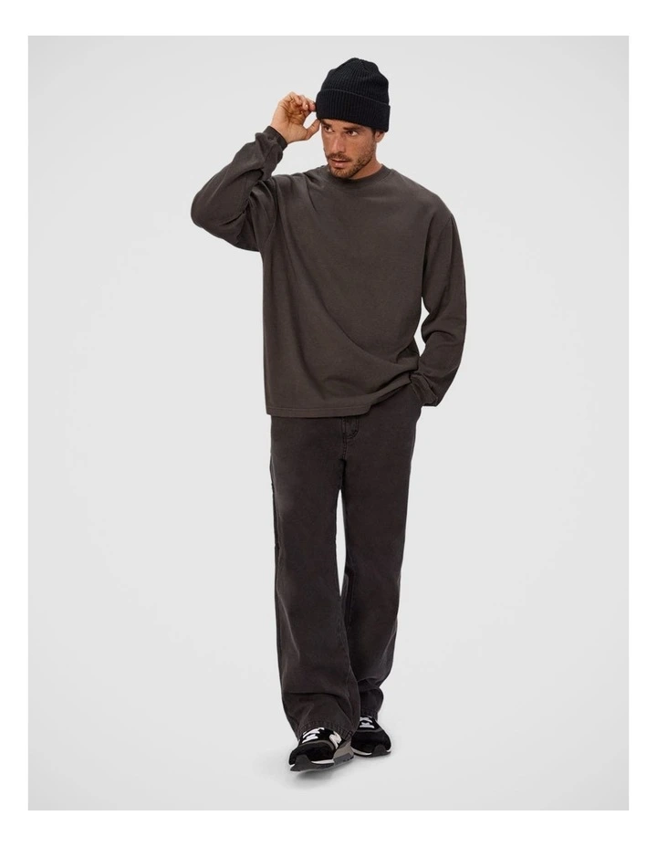 The Marlon Long Sleeve Tee - Onyx image 3