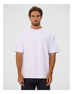The Newport Tee - Light Blue Marle
