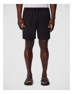 The New Seersucker Swim Short - Black